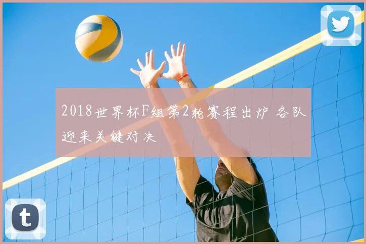 2018世界杯F组第2轮赛程出炉 各队迎来关键对决